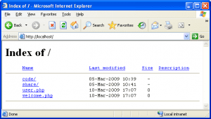 Listar Bloquear Diretorio Htacess