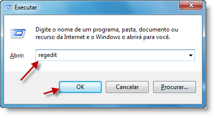 Imagem Regedit